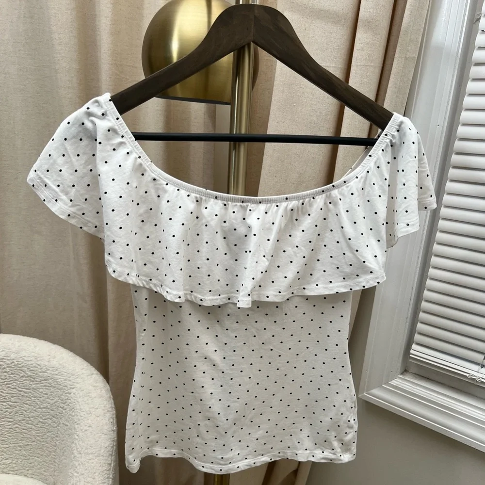 TALLY WEIJL Pocketdot Shirt | L - Picture 2 of 4